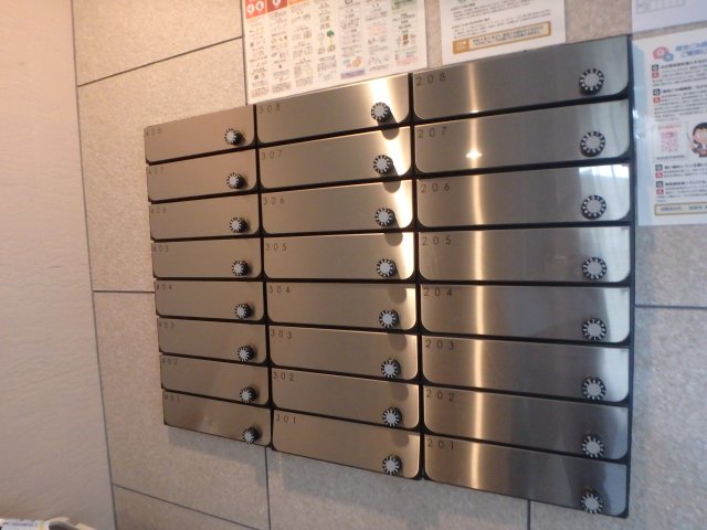 その他共有部分　集合ポストです