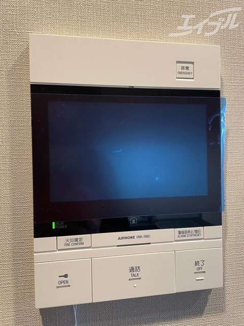 セキュリティ　安心のモニター付きインターホンです！