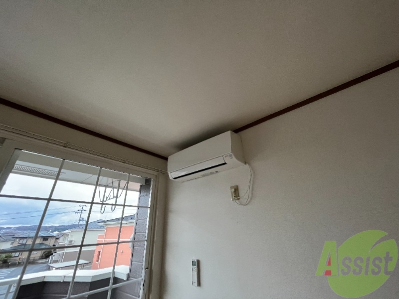 その他設備　エアコンも設置されております。毎日の暮らしが快適になりますね