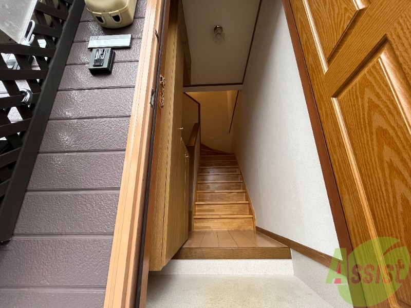 玄関　玄関から撮影しました。広さが伝わりますか？