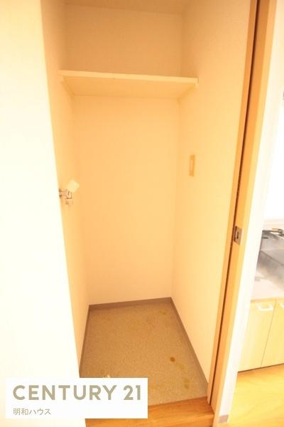 その他　扉付きの室内洗濯機置場あり