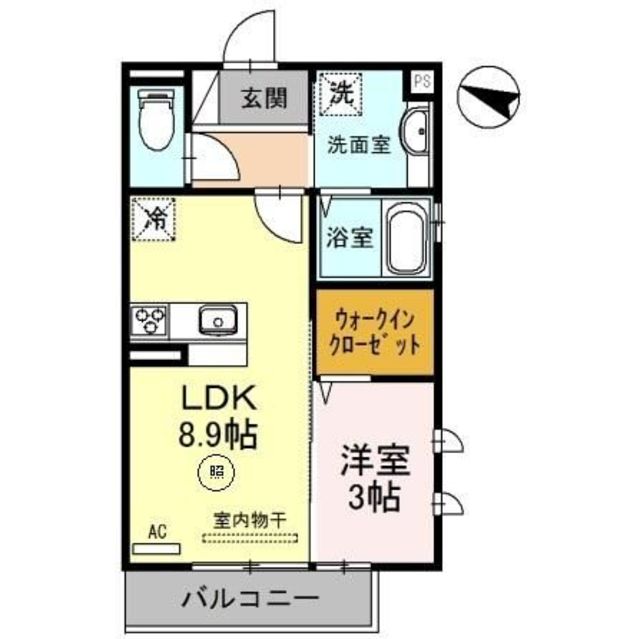 近鉄京都線 桃山御陵前駅 徒歩3分 2階建 築11年の間取り写真