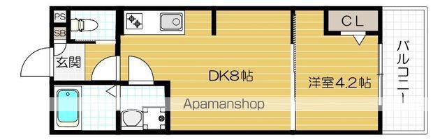 ALEGRIA鶴見区今津の間取り写真
