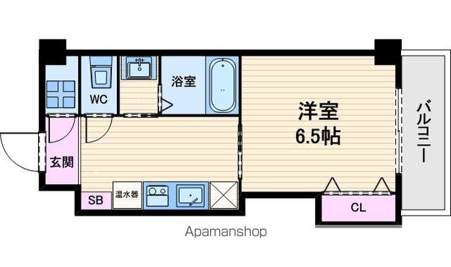 アパルト谷町の間取り写真