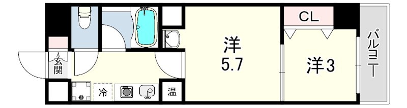 パークモダン伊丹の間取り写真