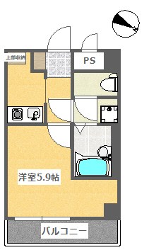 ヴィレッジヒル宮西の間取り写真