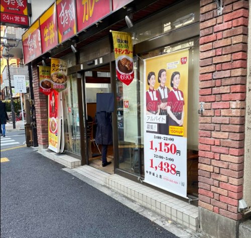 飲食店　すき家 中野坂上店（飲食店）まで706m