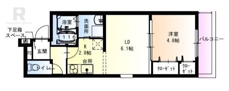 フジパレス尼崎西浦公園南の間取り写真