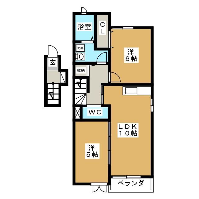 ロムポーの間取り写真