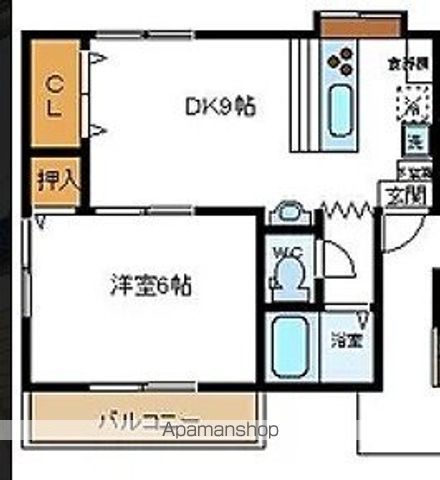 ベルベデール下山の間取り写真