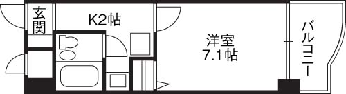 ライオンズマンション金沢犀川の間取り