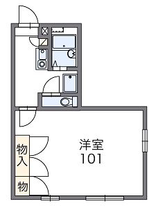 Ｐなし　レオパレス愛松（あいしょう）の間取り