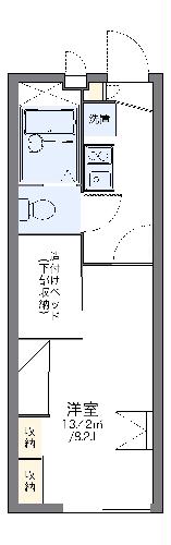 レオパレスサニーコート北新田の間取り