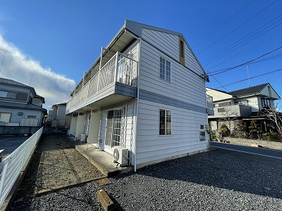 羽生市南羽生のアパートの建物外観