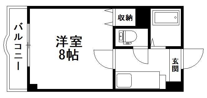 ルクール下荒田住居表示は11-の間取り