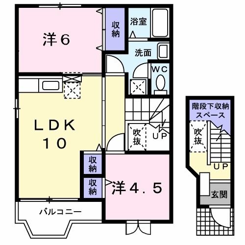 メゾンドアベニューＤの間取り