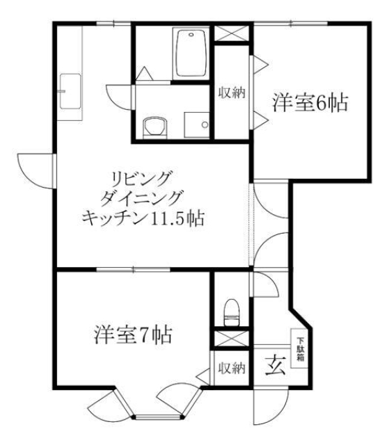 ヴィラ軽井沢Ａの間取り