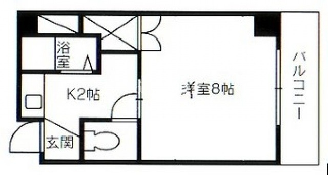 広島市東区光町のマンションの間取り