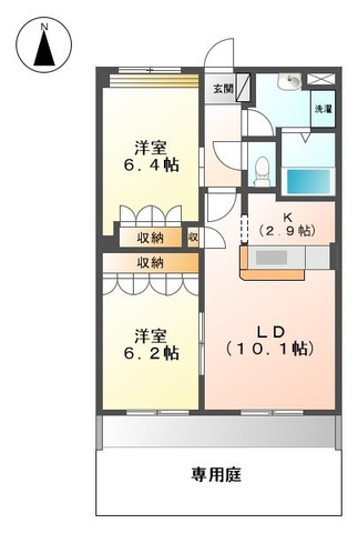 涼風蘭の間取り