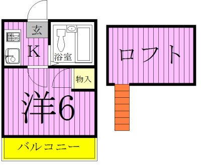 タウンコート稔台の間取り