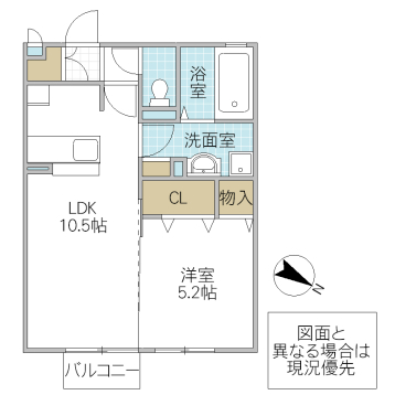 グリシーヌの間取り