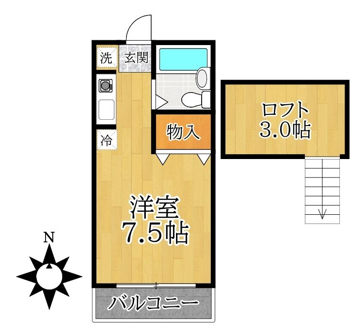 ニューアローズM1の間取り