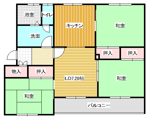 アソートVIの間取り