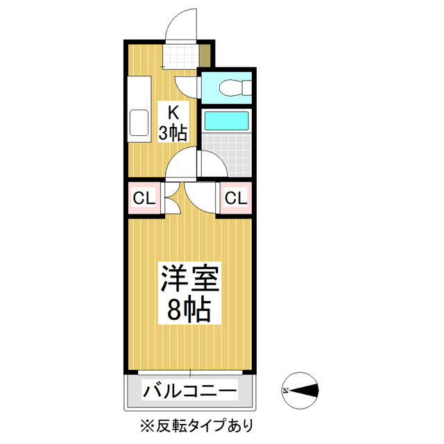 南町ニュータウン　Ｆ棟の間取り