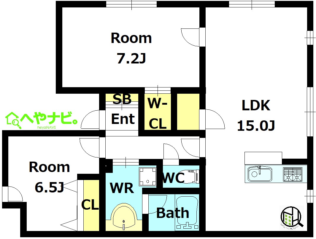 【名古屋市瑞穂区彌富町のマンションの間取り】