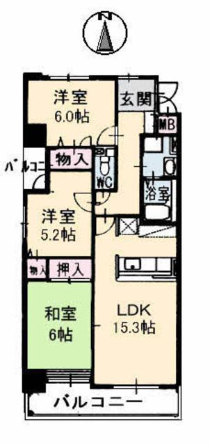 ミレニアムの間取り