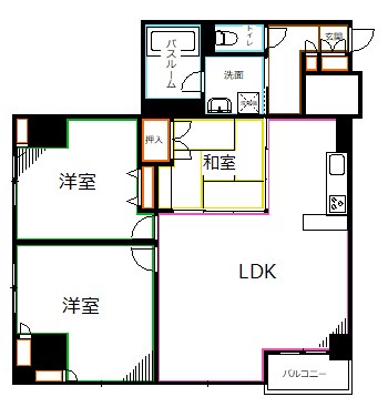 リンデンハイム府中の間取り