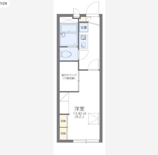 レオパレス和光の間取り