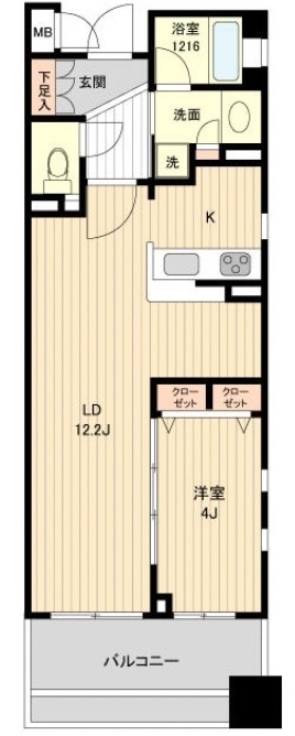 HF銀座レジデンスEASTの間取り