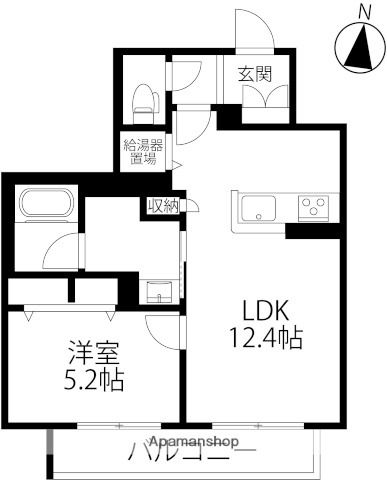 シャーメゾン凪の間取り