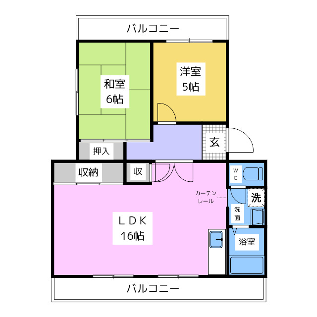 カサグランデ本城の間取り