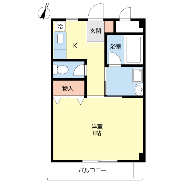 モアチェリーの間取り