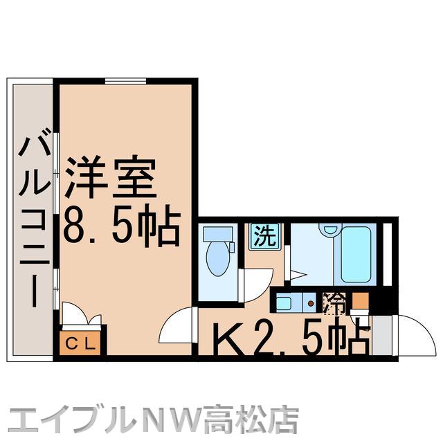 リッチモンド栗林公園南の間取り