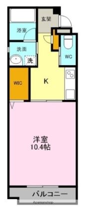 静岡市葵区本通のマンションの間取り