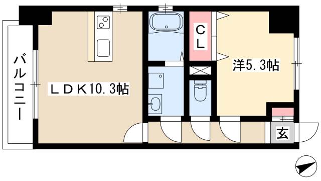 ブランブリエ東山ドゥーエの間取り