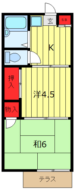 フォーブル千駄木の間取り