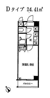 メゾンド島津山の間取り