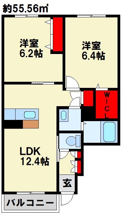 アトリエールの間取り