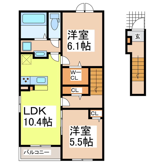 グランシエルIIの間取り