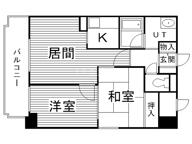 ドミ山鼻九条の間取り