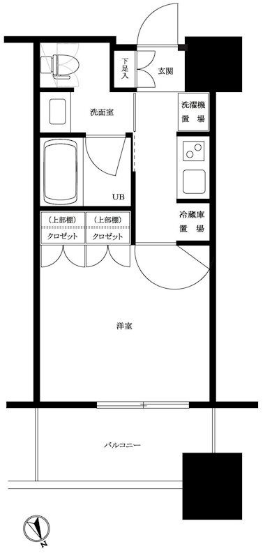 品川区西品川のマンションの間取り