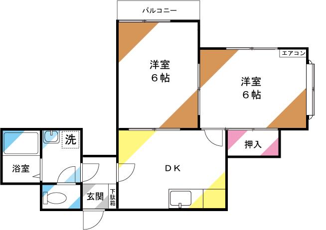 ルミナス大宮の間取り