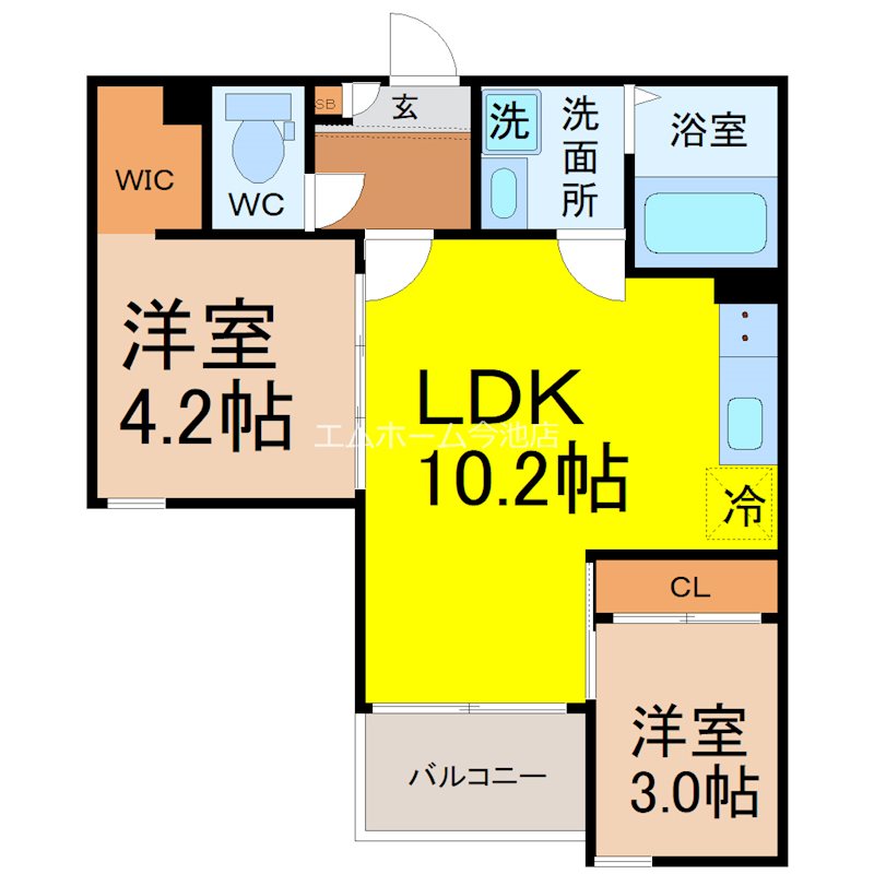 REGALEST観音の間取り