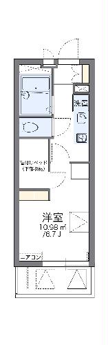 【レオパレスＴＮ弐番館の間取り】