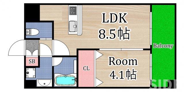 プレジオ城北の間取り