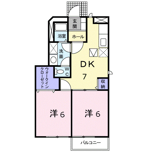 クレール（相楽郡精華町）の間取り